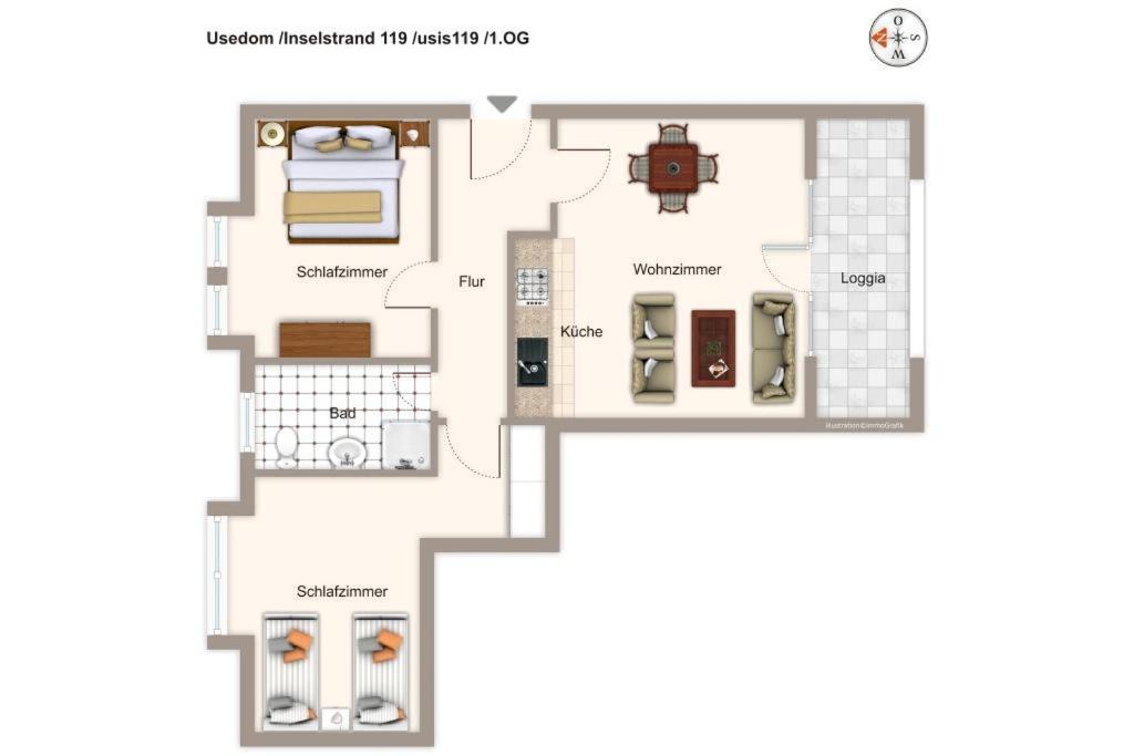 Inselstrand Inselstrand 119 هيرينجسدورف المظهر الخارجي الصورة